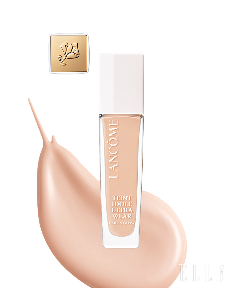 뗑 이돌 케어 앤 글로우 파운데이션, 30ml 8만7천원, Lancôme.