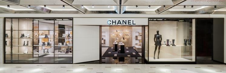 갤러리아 백화점 명품관 샤넬 슈즈 부티크 전경