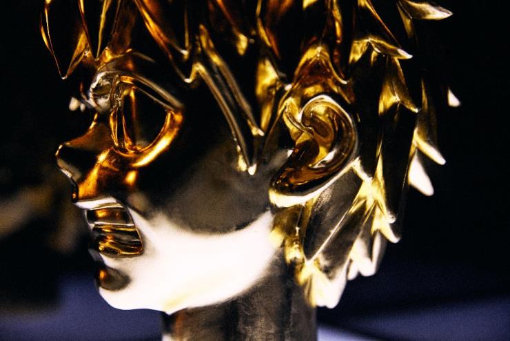 옥승철, 'Golden Spike', Gilded Wood, H.30cm, 2020(Detail cut) Photo by 김석준 