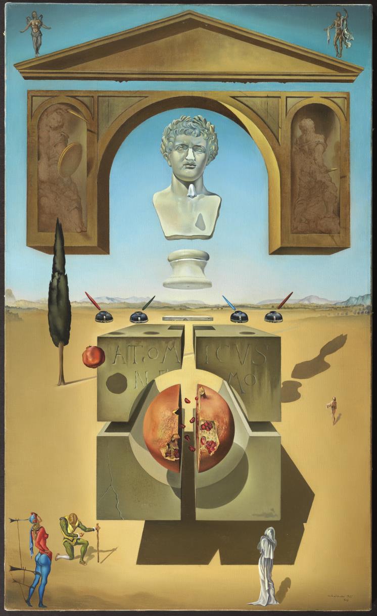 <네로의 코 주위의 탈물질화 Dematerialization Near the Nose of Nero>, 1947  ⓒ Salvador Dali, Fundacio Gala-Salvador Dali, SACK, 2021