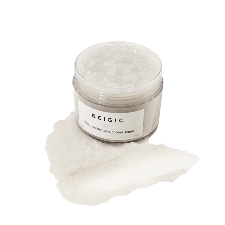 베이지크 볼류마이징 샴푸잉 스크럽 31 250g 3만8천원.