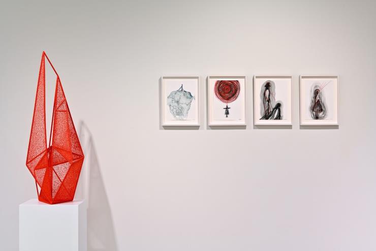 Shiota Chiharu, Beetween Us installation view. 