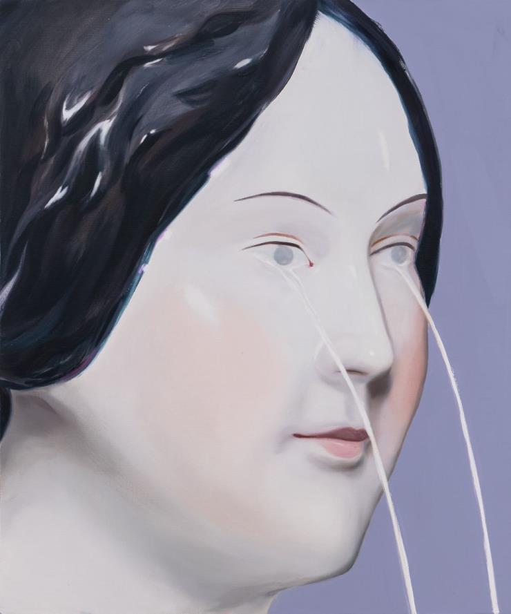 'The Crying Woman', 72.7 x 60.6cm, Oil and Acrylic on Canvas, 2019