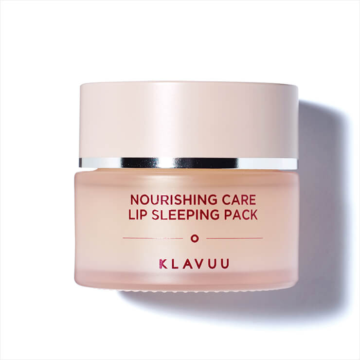 아보카도, 스위트 아몬드 오일 등이 입술에 윤기와 탄력을 주는 너리싱 케어 립 슬리핑 팩, 1만3천원, Klavuu. 
