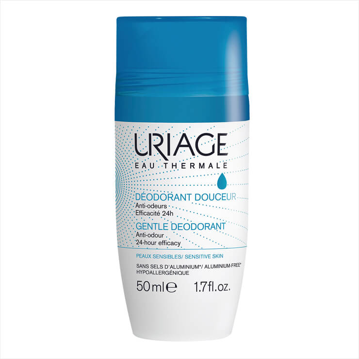 아세틸콜린, 파라벤 포함 8가지 무첨가 제품. 순한 롤온 타입의 데오도란트 두세르, 1만5천원, Uriage.