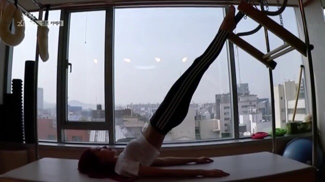블랙핑크 로제 필라테스