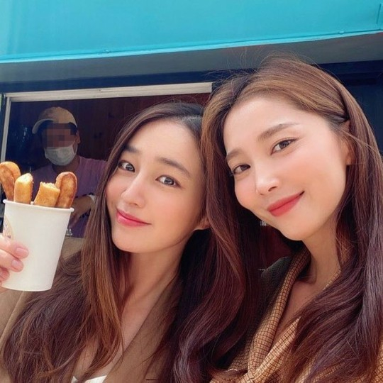 이민정과 오윤아 