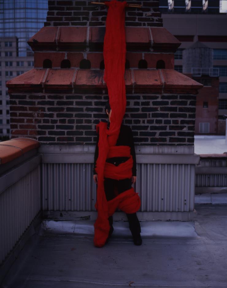 Site-specific performance, New York City, 2006 Photo by Tara Hart Courtesy the artist and Lehmann Maupin, New York, Hong Kong, Seoul, and London