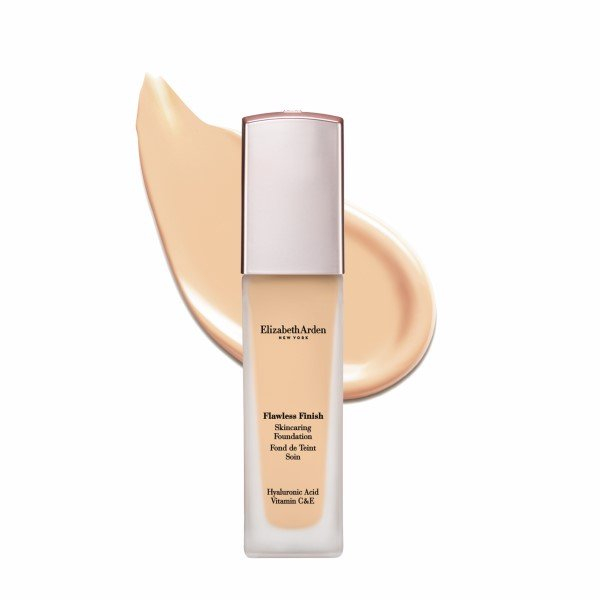 엘리자베스 아덴 플로리스 피니쉬 스킨 케어링 파운데이션 - 파운데이션 자체에 히알루론산, 비타민 E 등 보습 성분이 풍부하고 단단히 막을 만드는 성분이 적다. 30mL 5만8천원.