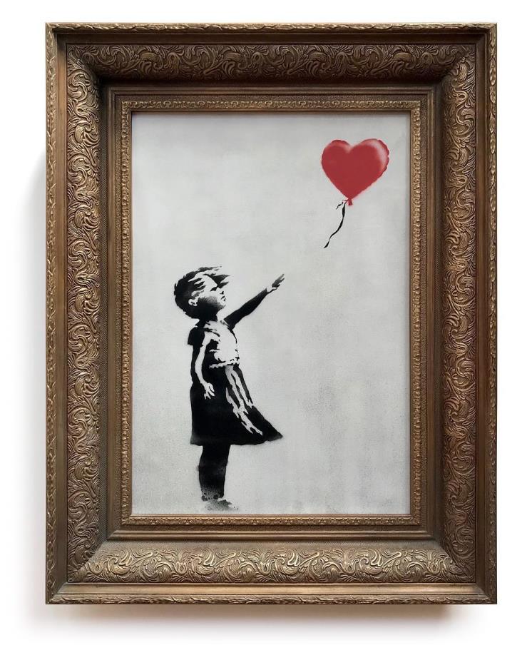 뱅크시 '풍선과 소녀(Girl With Balloon)’