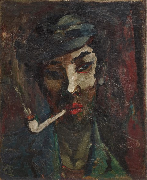 구본웅_친구의 초상, 1935, 캔버스에 유채, 62x50cm, 국립현대미술관 소장