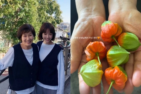한지민과 김혜자
