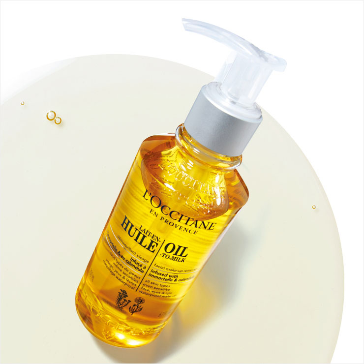 오일 투 밀크 메이크업 리무버, 3만2천원, L’Occitane. 