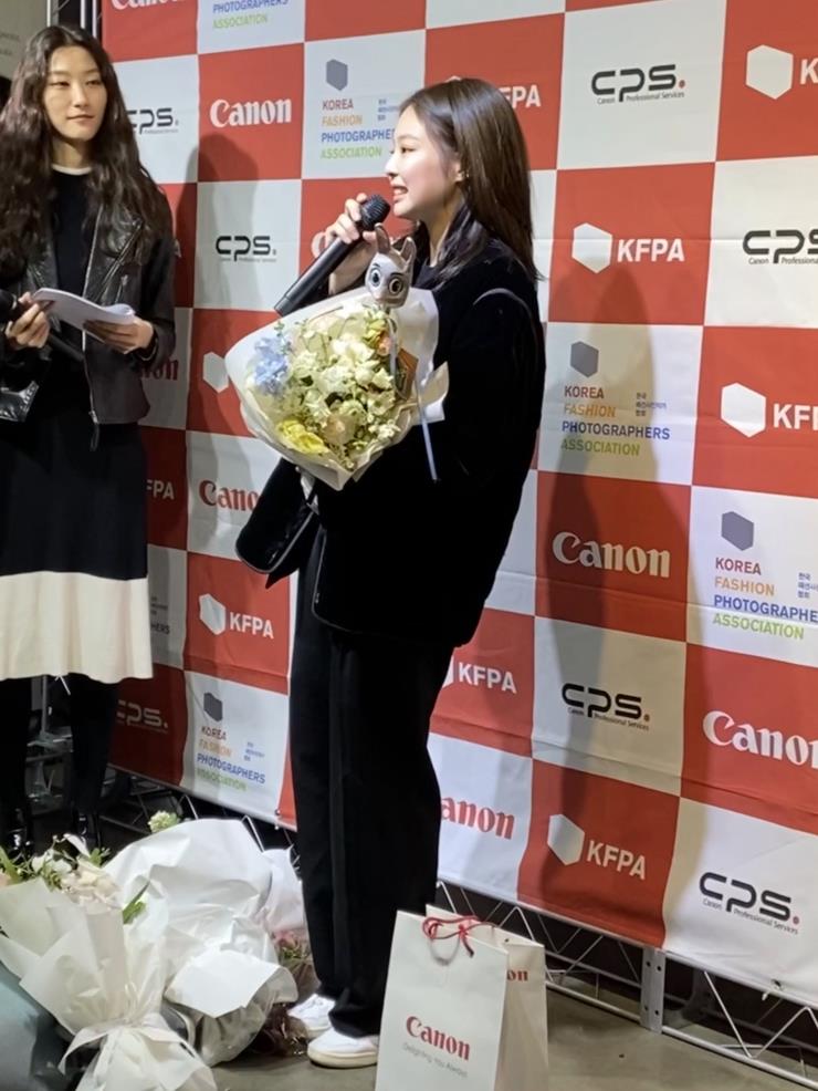 '2019 포토제닉' 상 수상한 제니