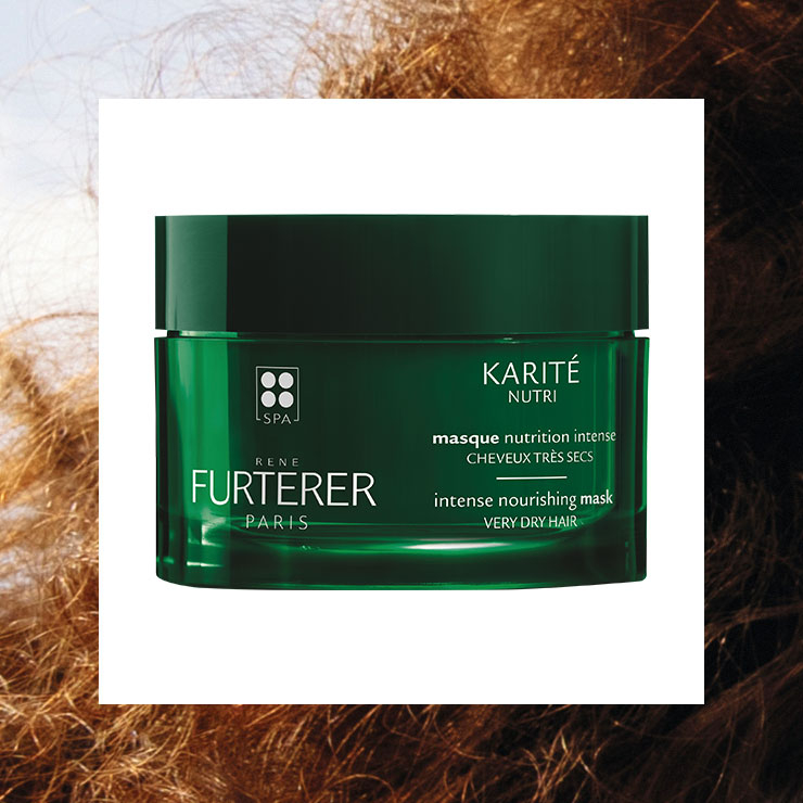 부스스한 컬에 윤기를 주고 싶다면. 까리떼 뉴트리 시어버터 영양 마스크, 4만2천원, Rene Furterer.