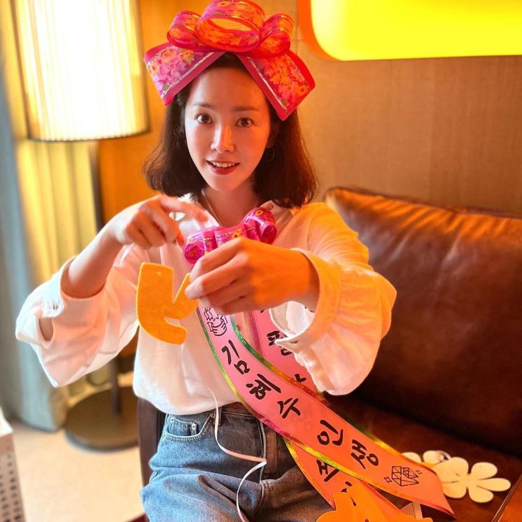 김혜수 생일파티 현장