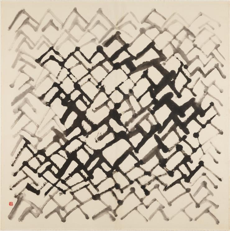서세옥, '사람들', 1988.