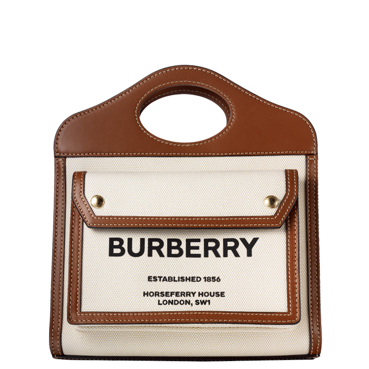 포켓 디테일을 더해 실용성을 높인 미니 토트백은 1백45만원, Burberry.