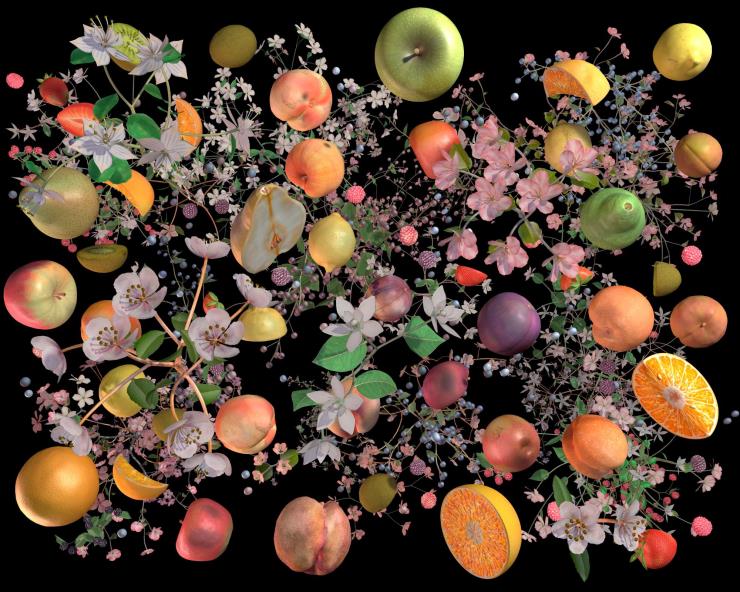 Jennifer Steinkamp, 'Still-Life 4', 2020. 