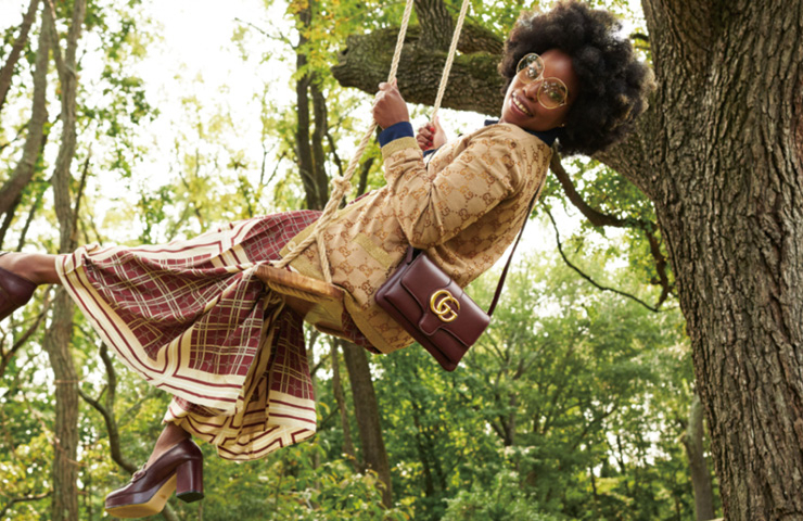 구찌와 더 리얼리얼과의 제휴. 