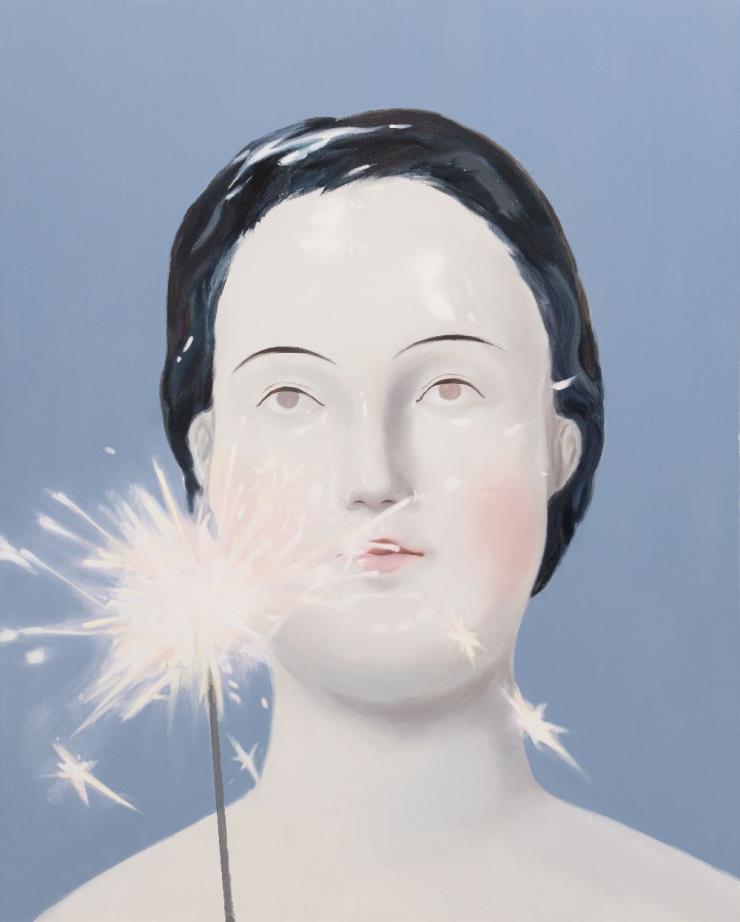 'Spark', 90.9 x 72.7 cm, Oil on Canvas, 2019