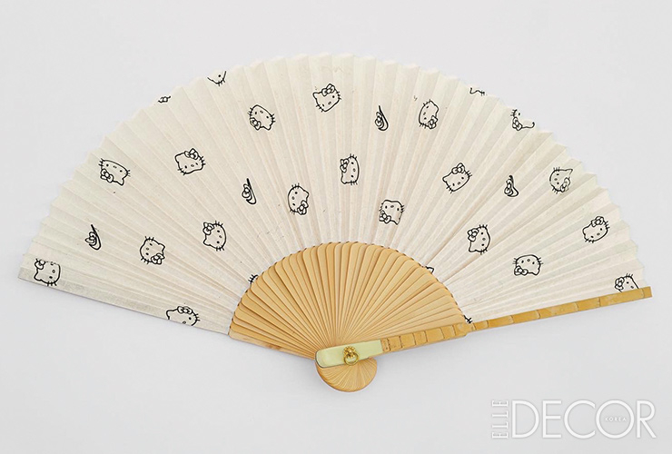 ‘Kitty Craft Folding Fan’