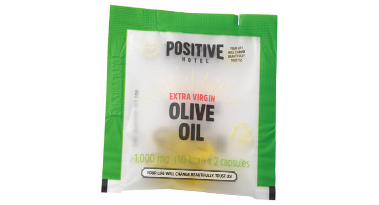지중해 올리브오일 캡슐, 1만8천원, Positive hotel.