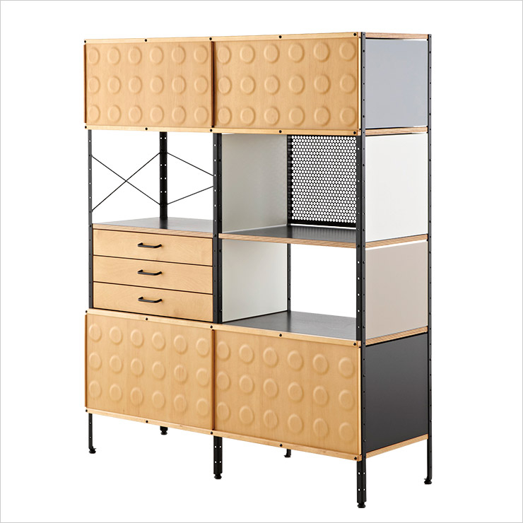 구조적인 아름다움이 눈에 띄는 스토리지는 가격 미정, Herman Miller.