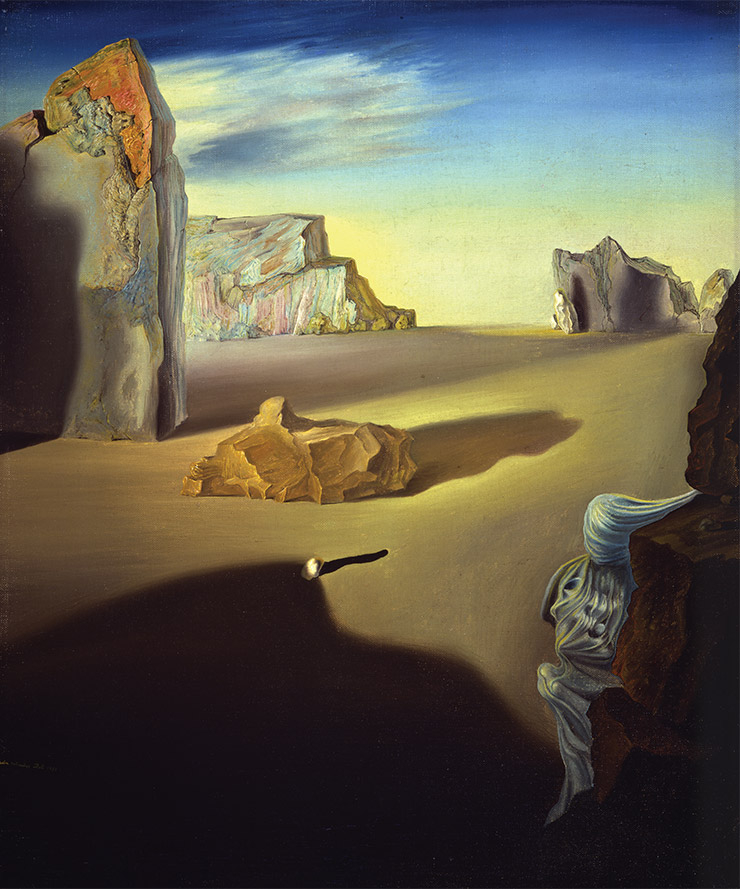 ‘지는 밤의 그림자 Shades of Night Descending’(1931). ⓒ Salvador Dal&iacute;, Fundaci&oacute; Gala-Salvador Dal&iacute;, SACK, 2021 
