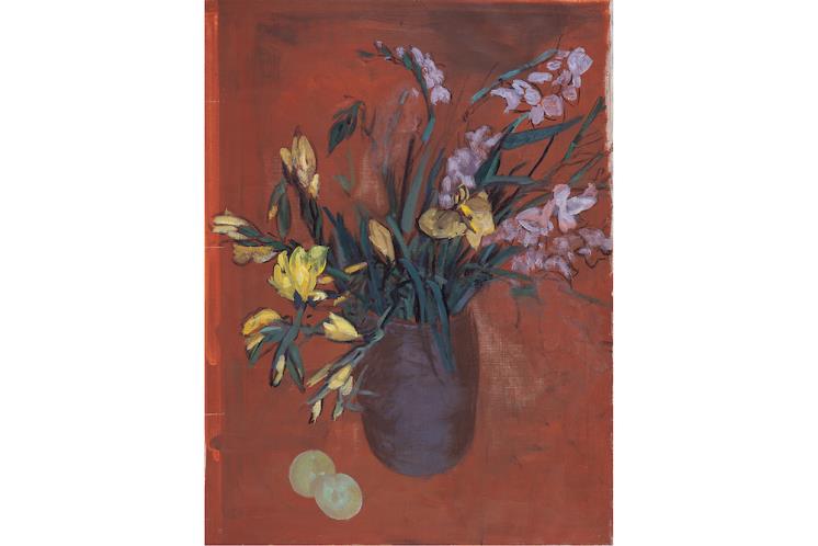 원계홍-꽃글라디올러스-1974년-캔버스에-유채-58.3x44cm