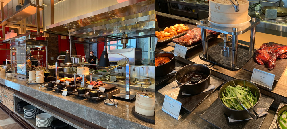 올데이다이닝 스펙트럼의 런치 뷔페 