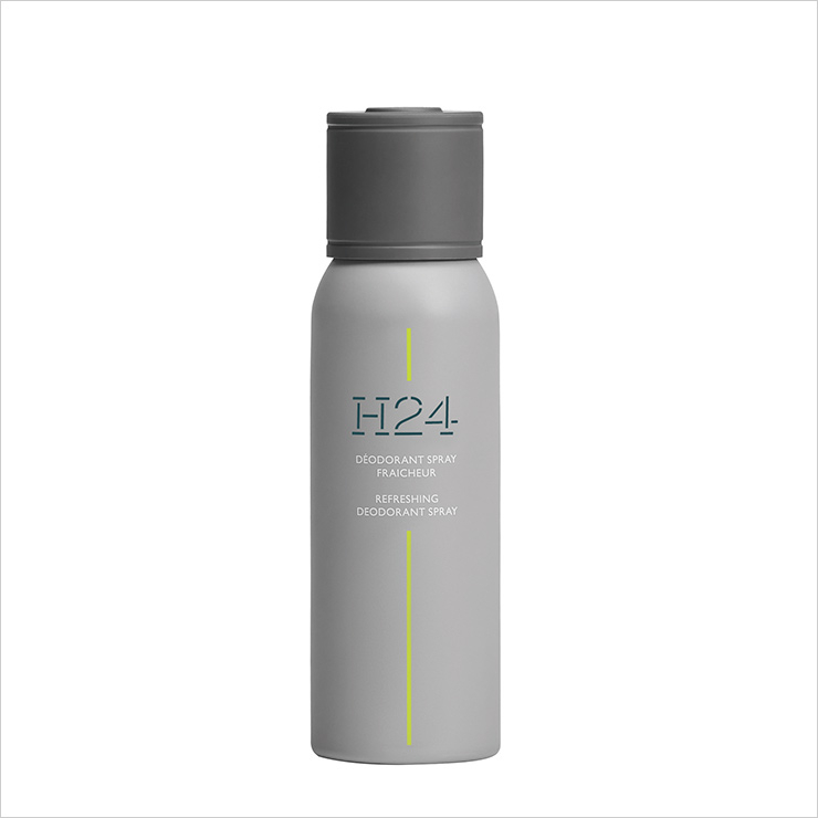H24 프레쉬 스프레이 데오도란트, 6만6천원, Hermès Beauty.