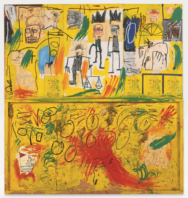 'Untitled (Yellow Tar and Feathers)', 1982.