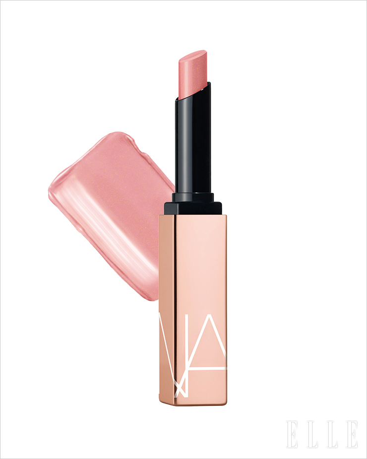 에프터글로우 센슈얼 샤인 립스틱, 777 오르가즘, 1.5g 4만3천원, Nars.