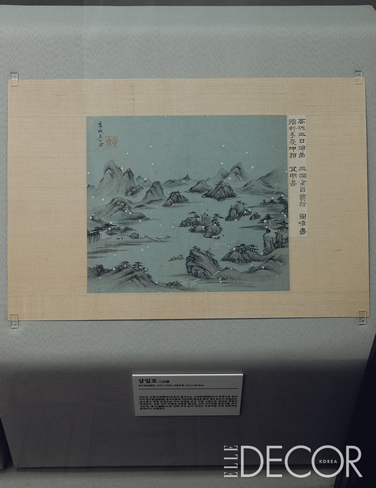 심사정의 ‘삼일포’.