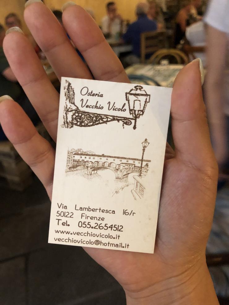 오스테리아 베키오 비콜로(Osteria Veccio Vicolo)