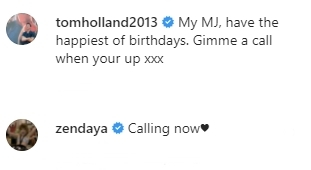 톰 홀랜드 인스타그램