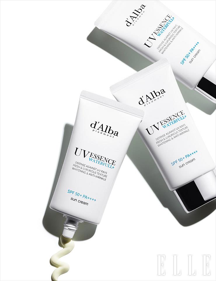 달바 워터풀 에센스 선크림 SPF 50⁺/PA⁺⁺⁺⁺, 50ml 3만2천원.