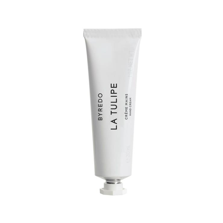 은은한 플로럴 향으로 촉촉하게 발리는 라 튤립 핸드 크림, 30ml, 5만2천원, Byredo.