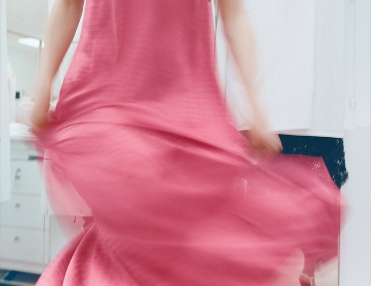 깡봉가 플루 공방에서 사용하는 가볍고 부드러운 쉬폰, 보일, 실크 패브릭을 연상시키는 레드 핑크 컬러의 ‘31 LE ROUGE’ 루쥬 플루.