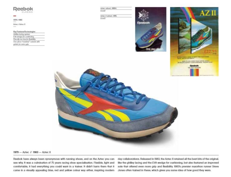 1979년에 출시한 아즈텍(Aztec). ⓒ리복