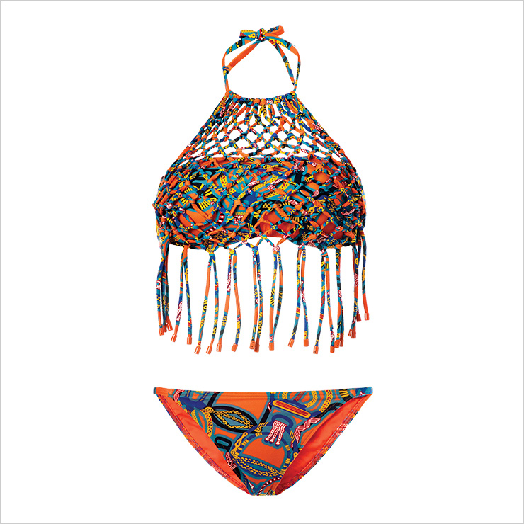 저지 소재의 오렌지 스윔웨어는 가격 미정, Herm&egrave;s.