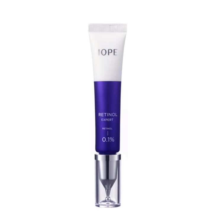 아이오페 레티놀 엑스퍼트 - 순수 레티놀을 0.1%부터 0.3%까지 함유했고 진공 용기로 보존력을 높였다. 30mL 8만5천원.