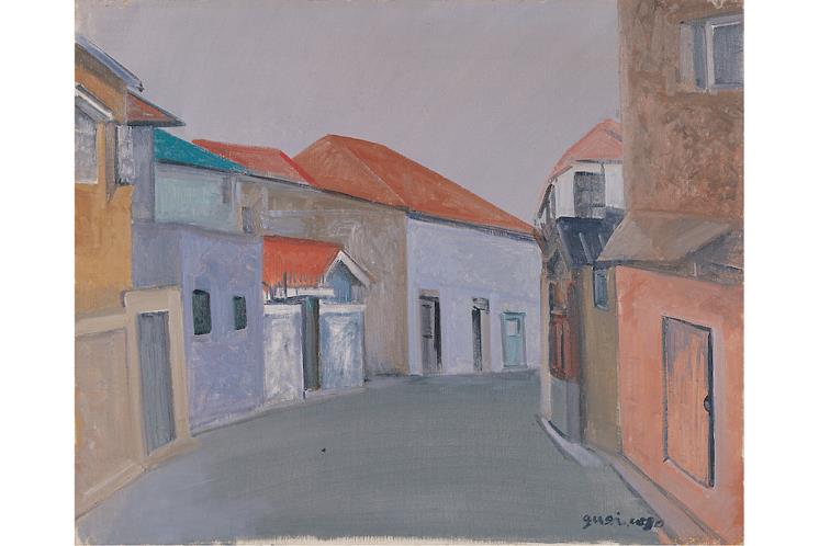 원계홍-장충동-1가-뒷골목-1980년-캔버스에-유채-65x80.6cm