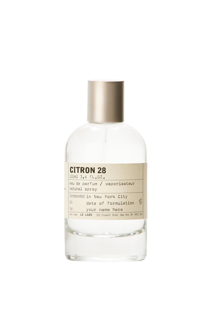 시트롱 28, 15ml 16만5천원, 50ml 40만원, 100ml 60만5천원, Le Labo.
