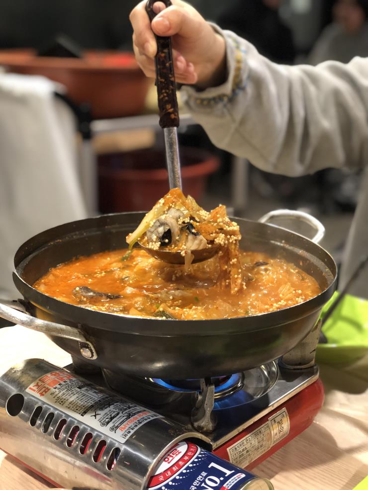 당근마차- 남은 해산물은 탕에 넣어 끓이면 국물이 더욱 진해져요
