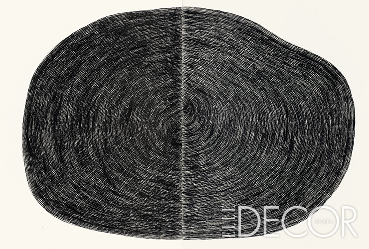 (왼쪽) ‘Untitled’, Indian ink on paper, 51x36cm, 2021 © Atelier Pierre Charpin (오른쪽) ‘Untitled’, Indian ink on paper, 51x36cm, 2021 © Atelier Pierre Charpin