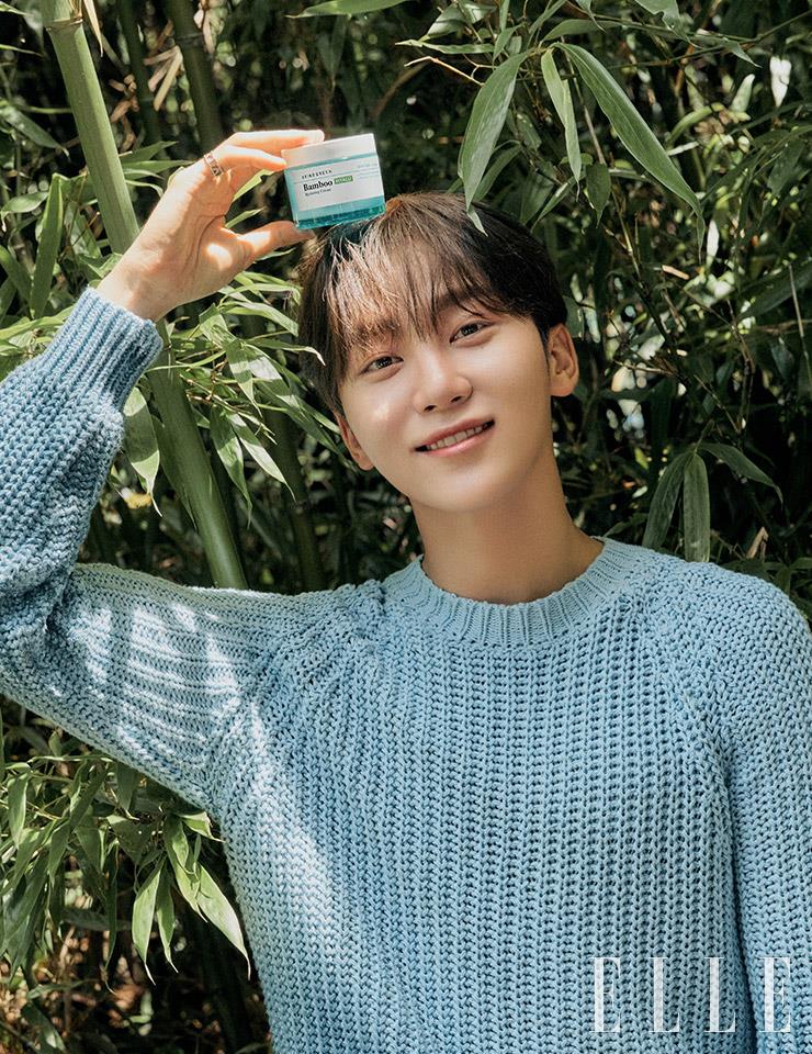 하늘색 그러데이션 니트는 8 by YOOX.