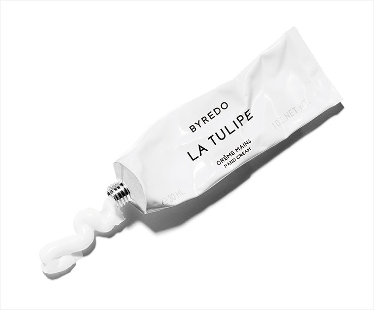 라 튤립 핸드크림, 4만8천원, Byredo.