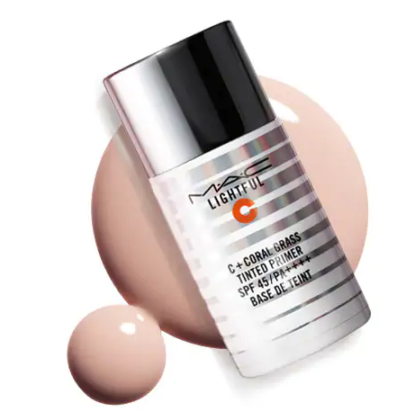 라이트풀 C+ 코랄 그라스 틴티드 프라이머 SPF 45/PA++++, 5만2천원대, MAC.